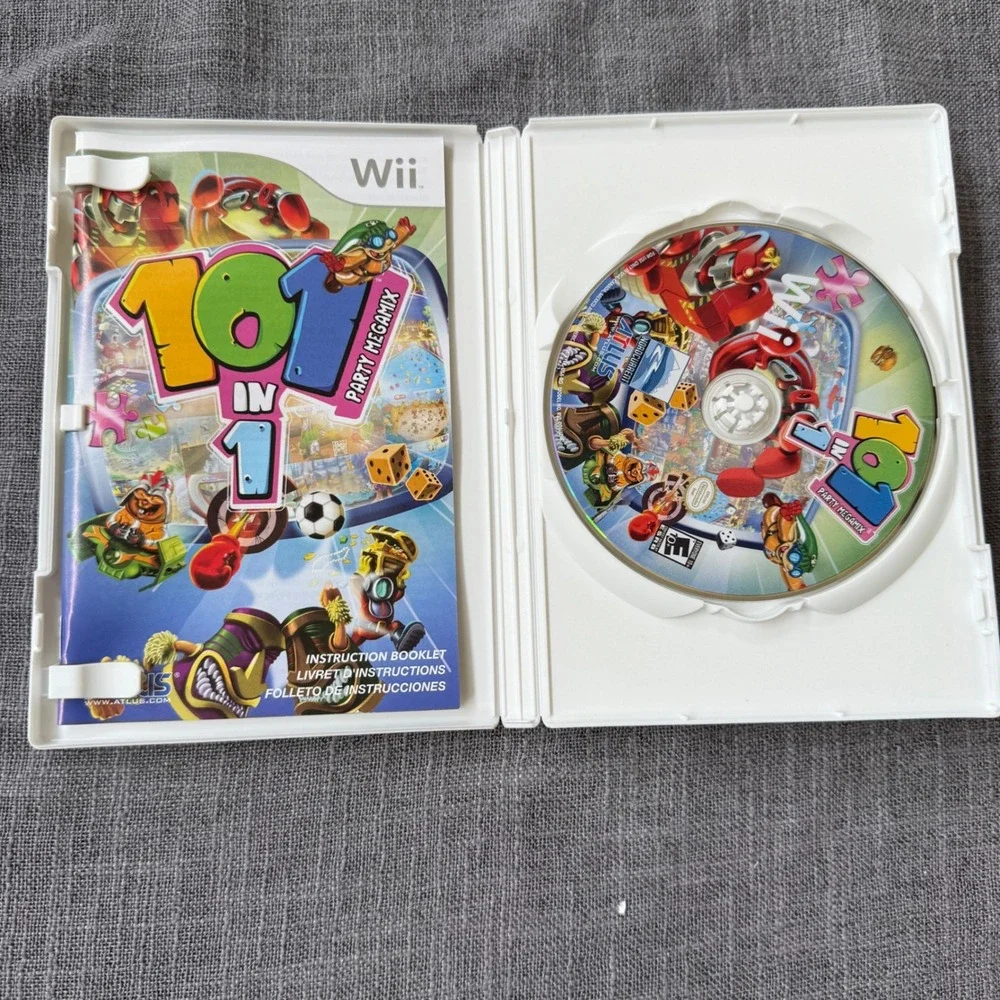 101-in-1 Party Megamix Nintendo Wii Game E for Everyone Complete with Manual‎